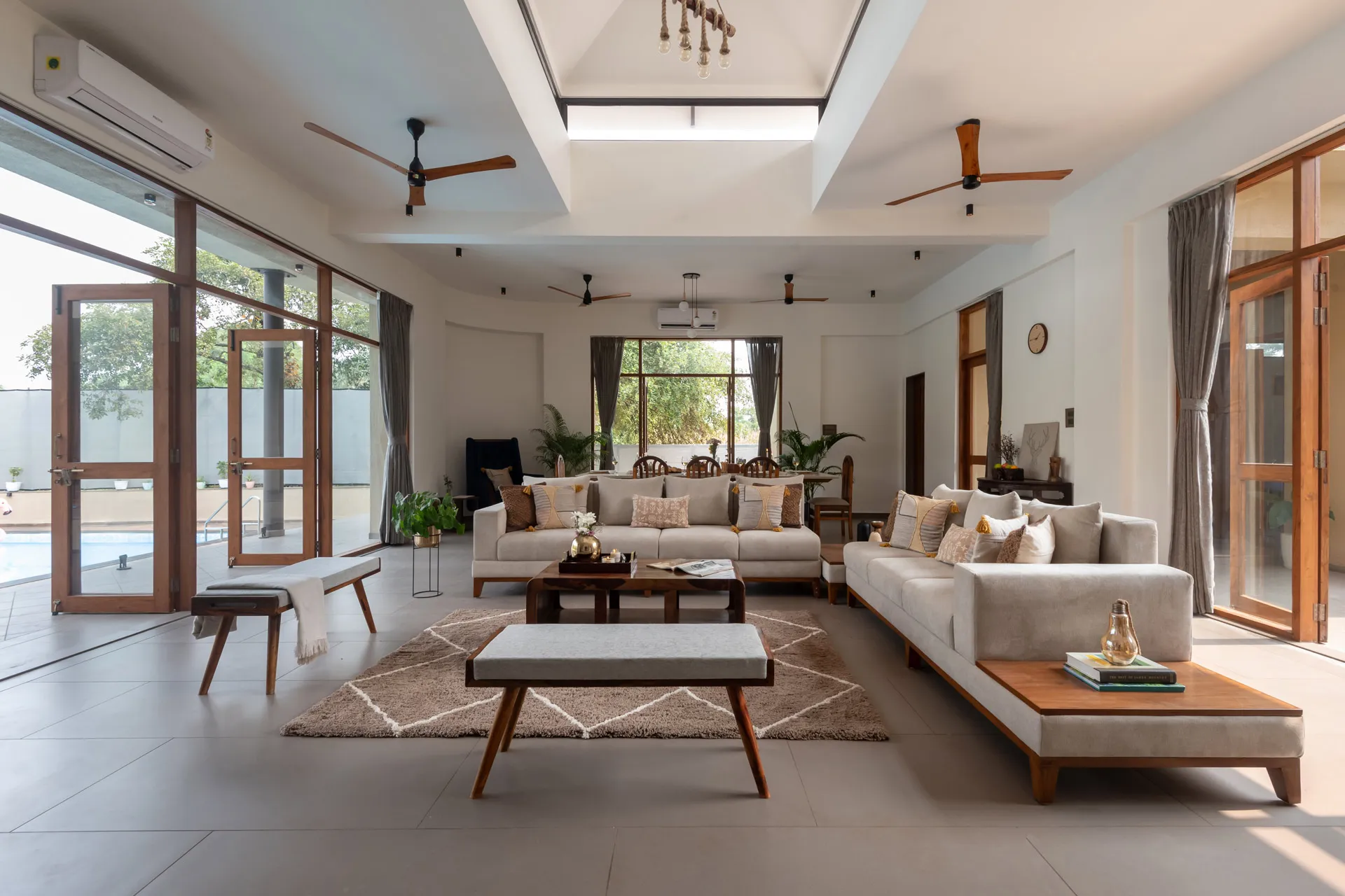 Casa Frangipani Alibaug | 6-Bedroom Private Pool Villa with Lawn & BBQ